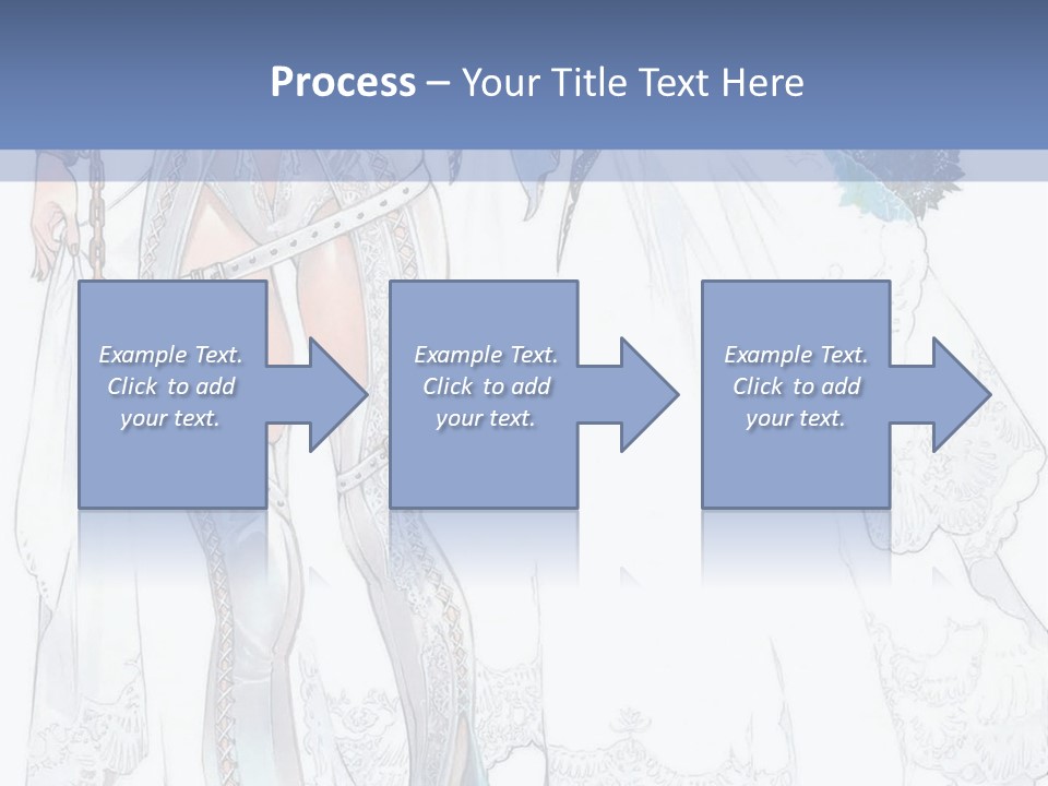 A Woman In A Wedding Dress With A Veil On Her Head PowerPoint Template