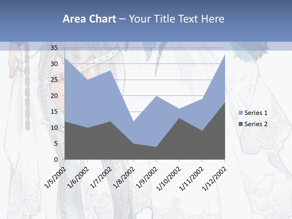 A Woman In A Wedding Dress With A Veil On Her Head PowerPoint Template
