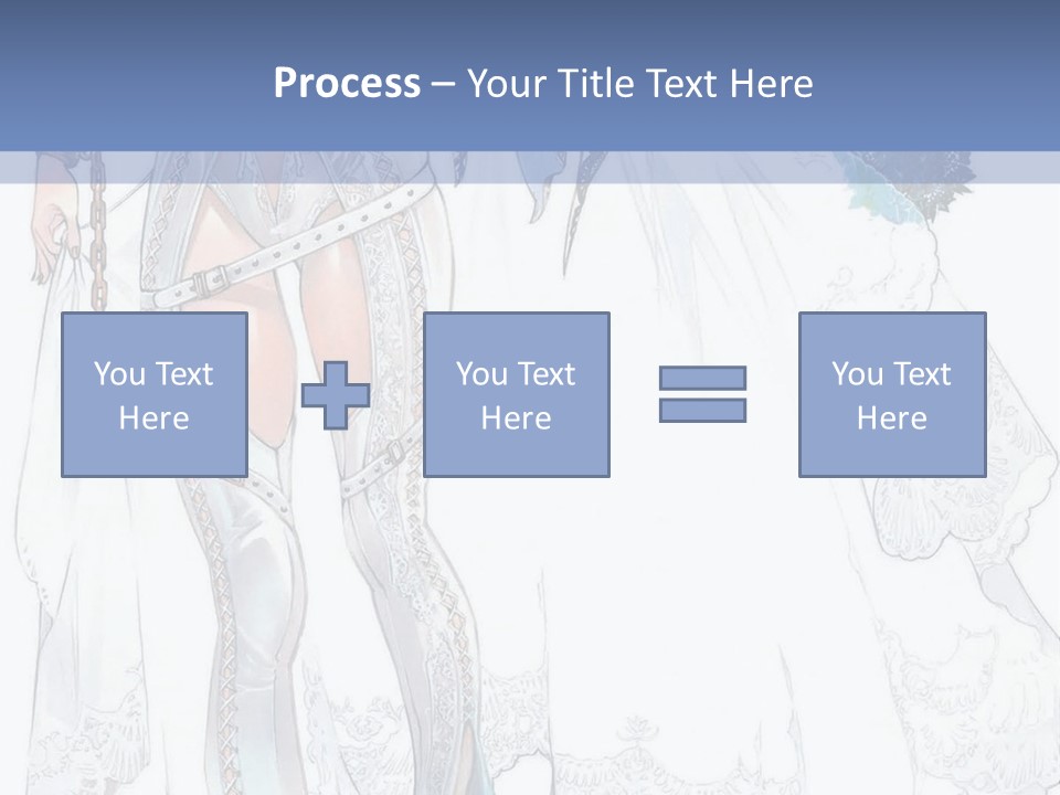 A Woman In A Wedding Dress With A Veil On Her Head PowerPoint Template