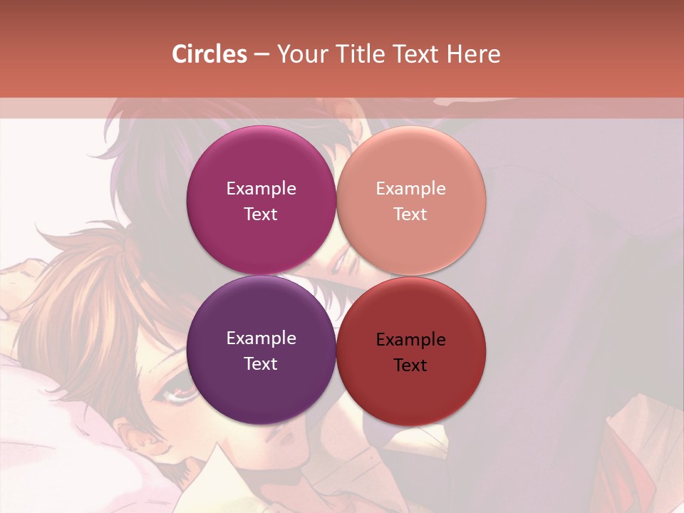 A Couple Of People Laying On Top Of A Bed PowerPoint Template