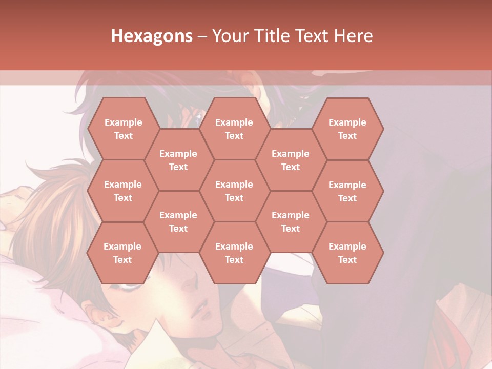 A Couple Of People Laying On Top Of A Bed PowerPoint Template