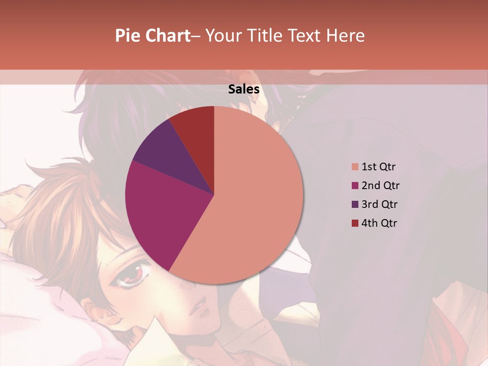 A Couple Of People Laying On Top Of A Bed PowerPoint Template