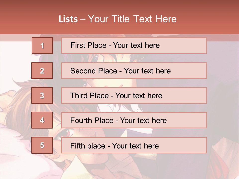 A Couple Of People Laying On Top Of A Bed PowerPoint Template