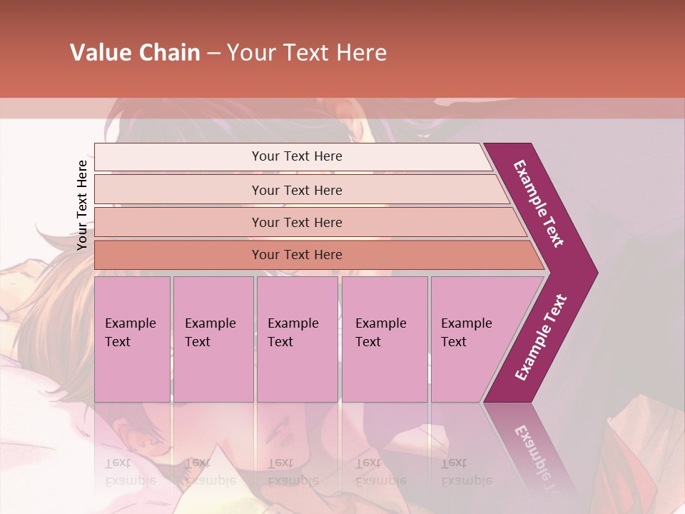 A Couple Of People Laying On Top Of A Bed PowerPoint Template