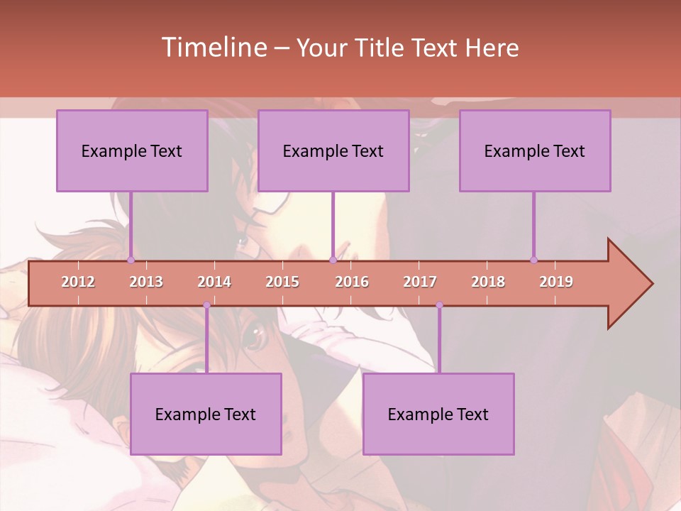 A Couple Of People Laying On Top Of A Bed PowerPoint Template