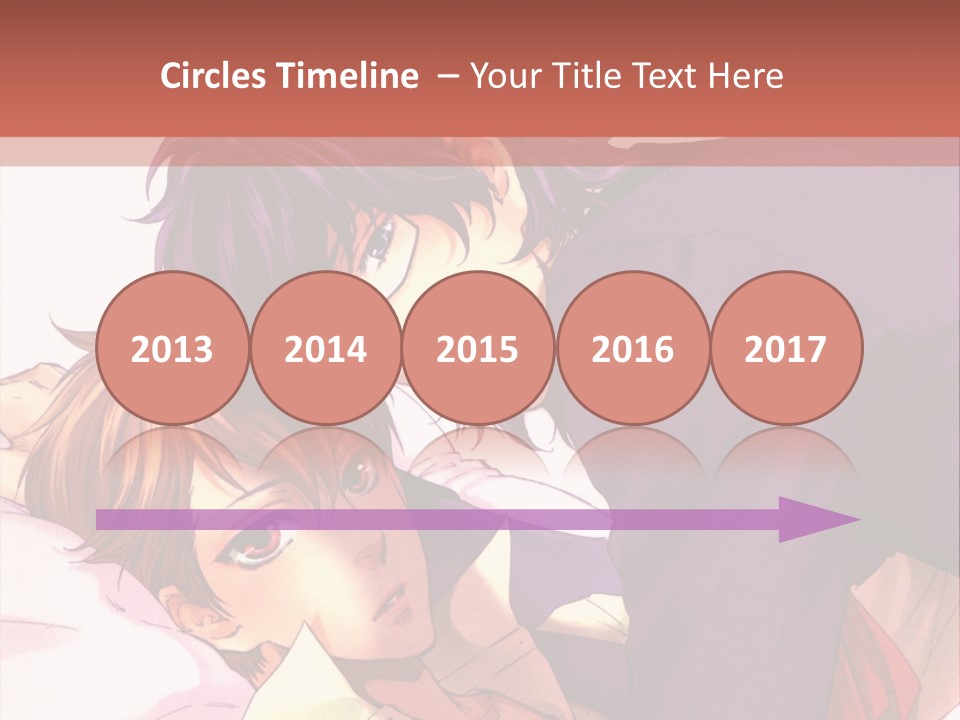 A Couple Of People Laying On Top Of A Bed PowerPoint Template