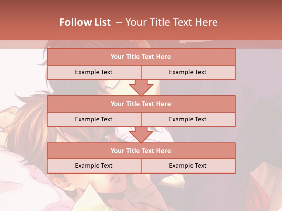 A Couple Of People Laying On Top Of A Bed PowerPoint Template