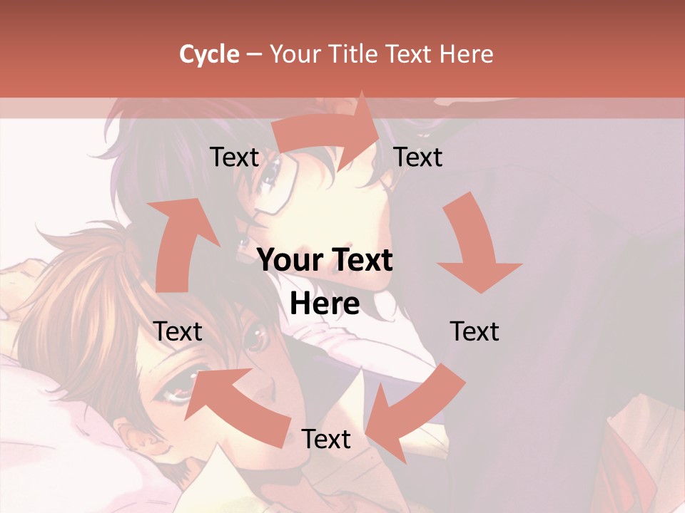 A Couple Of People Laying On Top Of A Bed PowerPoint Template