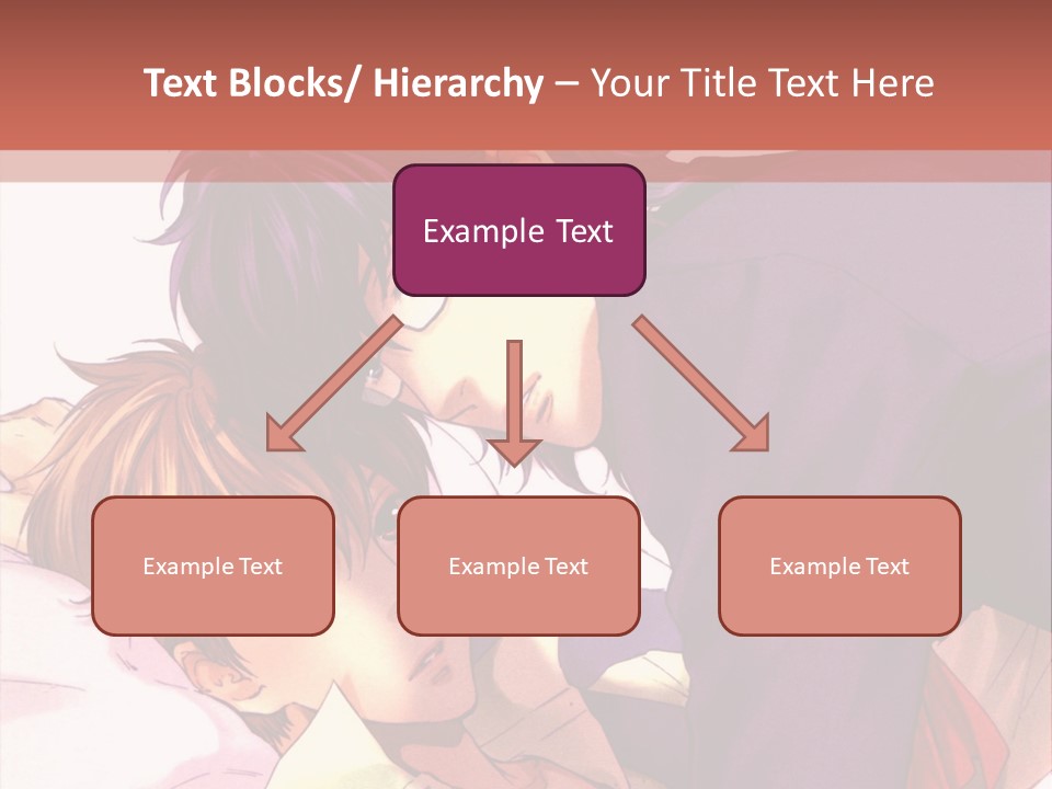 A Couple Of People Laying On Top Of A Bed PowerPoint Template