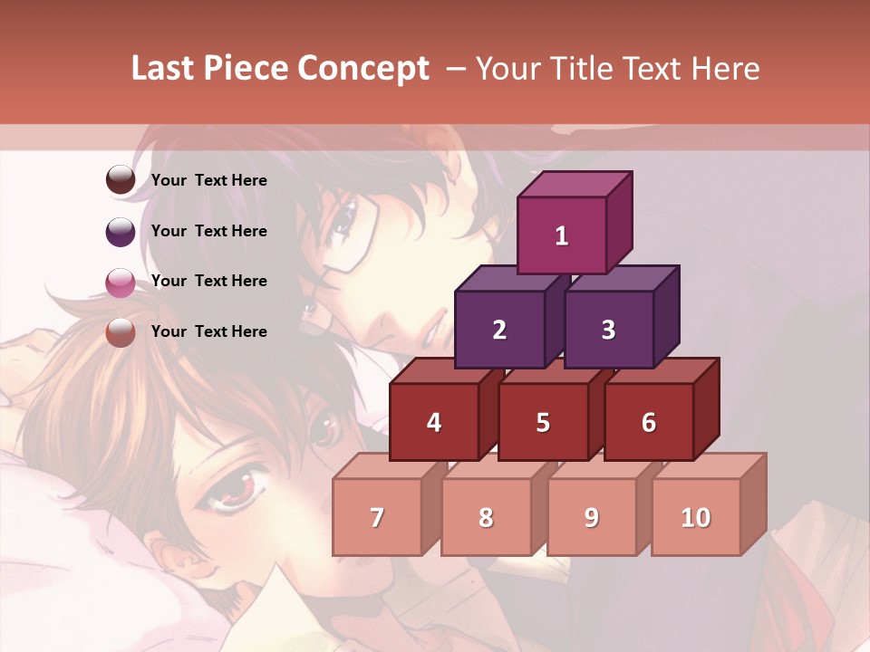 A Couple Of People Laying On Top Of A Bed PowerPoint Template