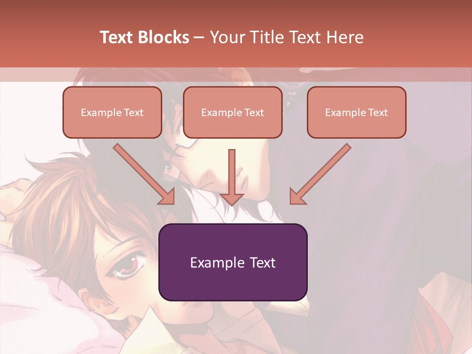 A Couple Of People Laying On Top Of A Bed PowerPoint Template