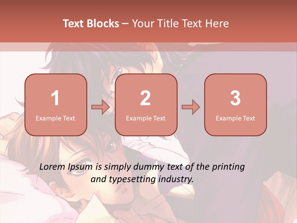 A Couple Of People Laying On Top Of A Bed PowerPoint Template