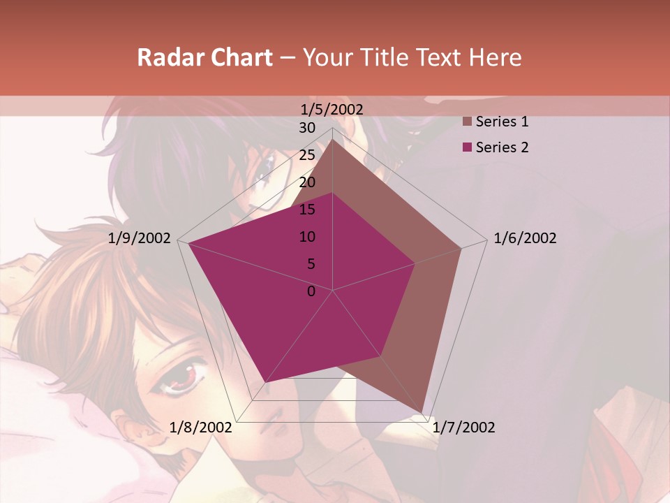 A Couple Of People Laying On Top Of A Bed PowerPoint Template