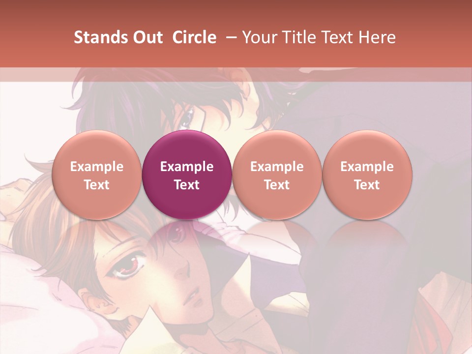 A Couple Of People Laying On Top Of A Bed PowerPoint Template