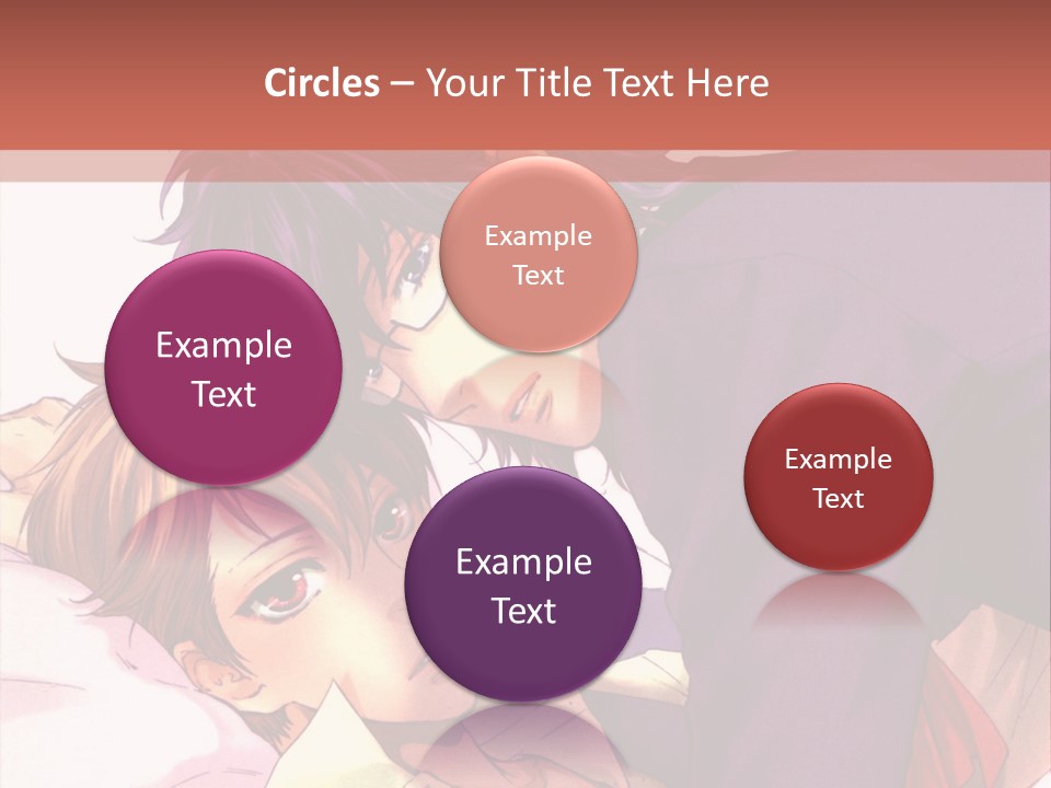 A Couple Of People Laying On Top Of A Bed PowerPoint Template