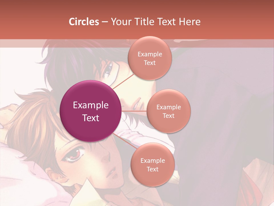 A Couple Of People Laying On Top Of A Bed PowerPoint Template