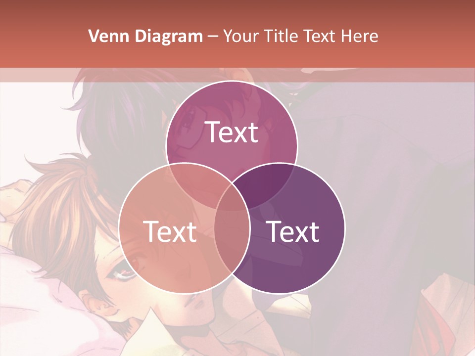 A Couple Of People Laying On Top Of A Bed PowerPoint Template