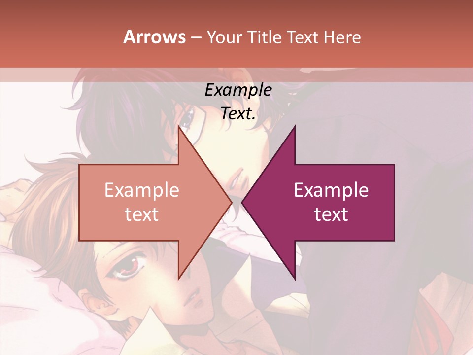 A Couple Of People Laying On Top Of A Bed PowerPoint Template