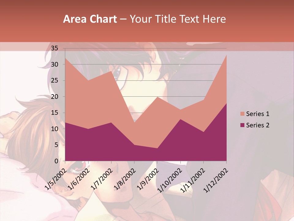 A Couple Of People Laying On Top Of A Bed PowerPoint Template