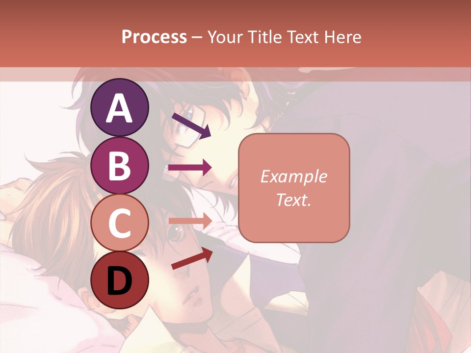 A Couple Of People Laying On Top Of A Bed PowerPoint Template