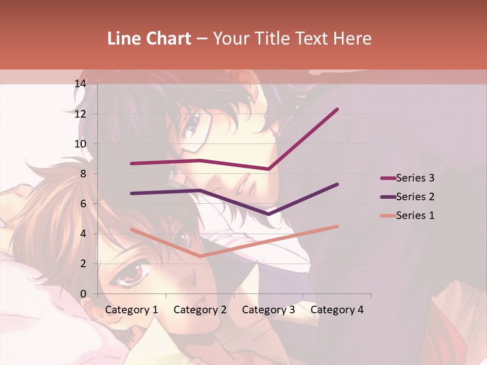 A Couple Of People Laying On Top Of A Bed PowerPoint Template