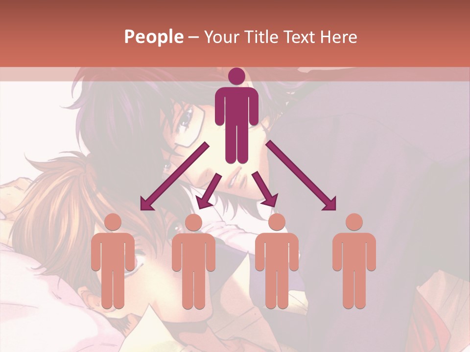 A Couple Of People Laying On Top Of A Bed PowerPoint Template