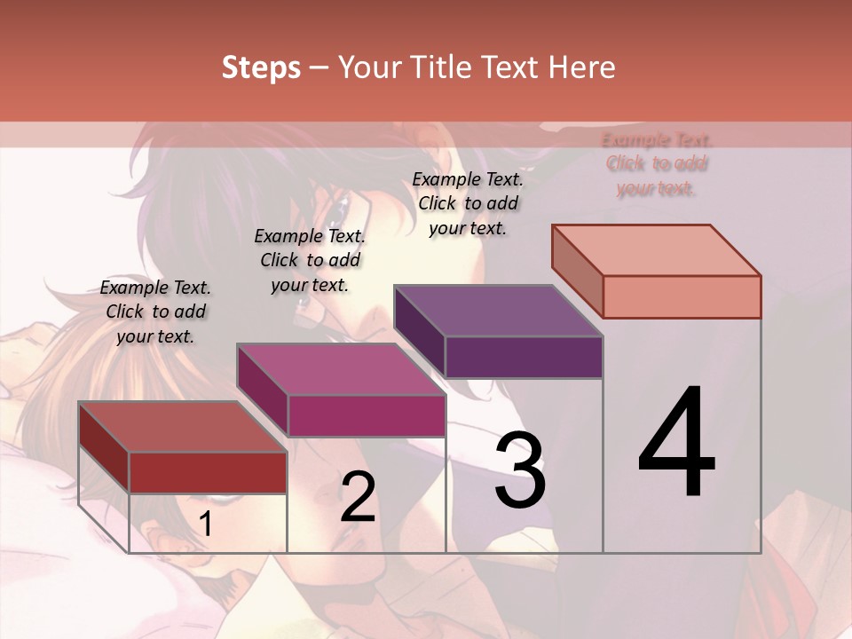 A Couple Of People Laying On Top Of A Bed PowerPoint Template