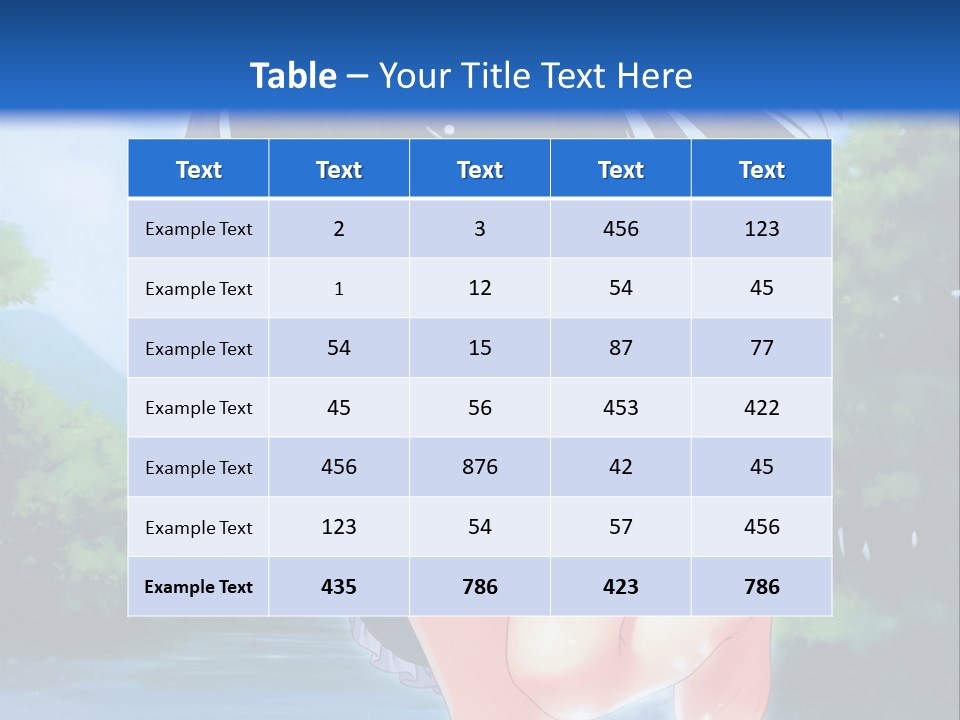 A Girl In A Black Dress Is Running In The Water PowerPoint Template