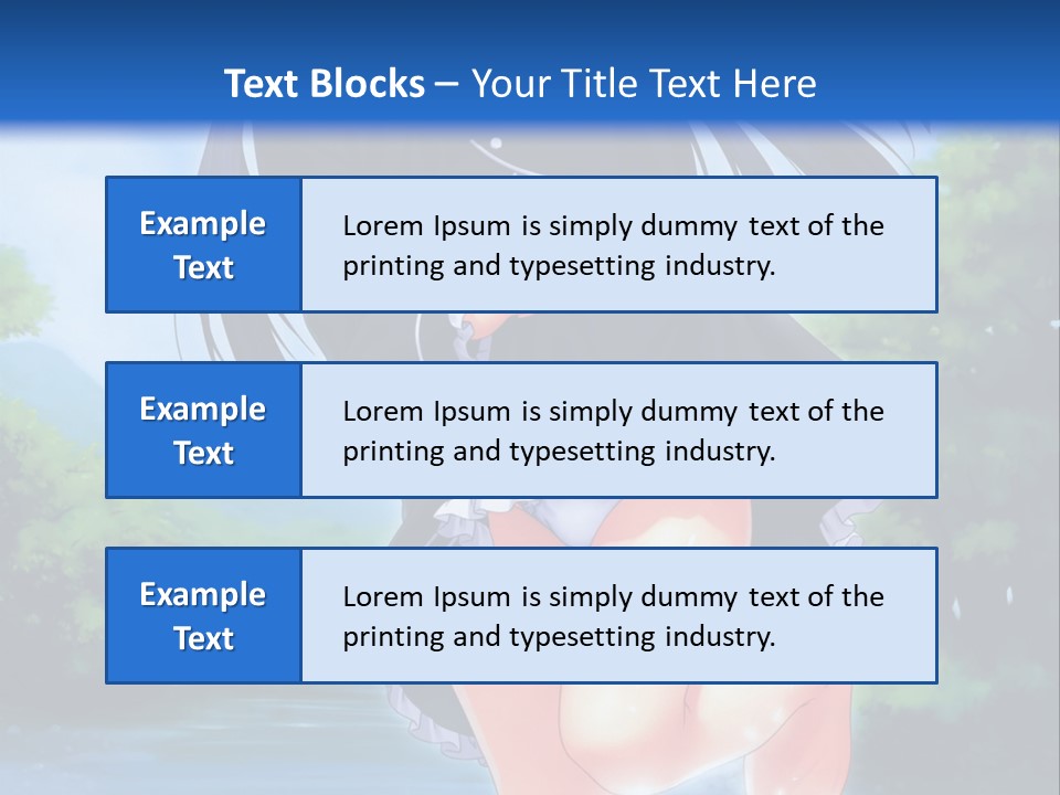 A Girl In A Black Dress Is Running In The Water PowerPoint Template