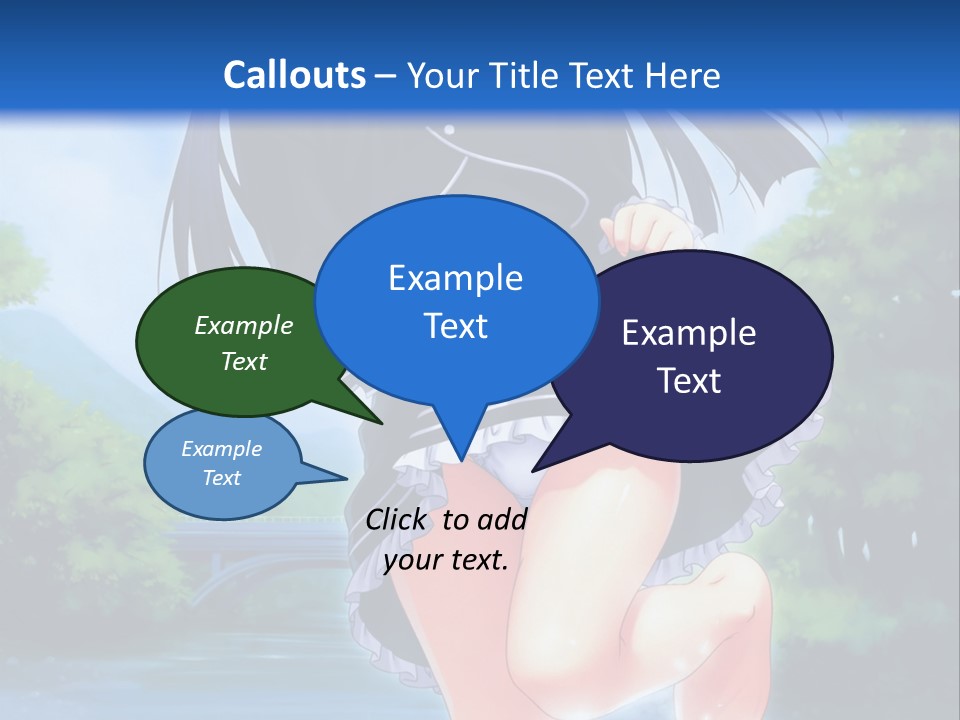 A Girl In A Black Dress Is Running In The Water PowerPoint Template