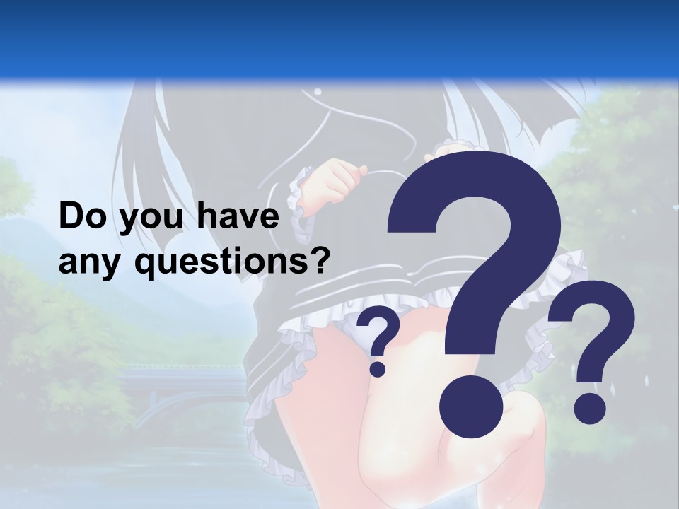 A Girl In A Black Dress Is Running In The Water PowerPoint Template