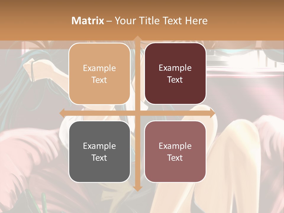 A Woman Sitting On Top Of A Bed Next To A Window PowerPoint Template