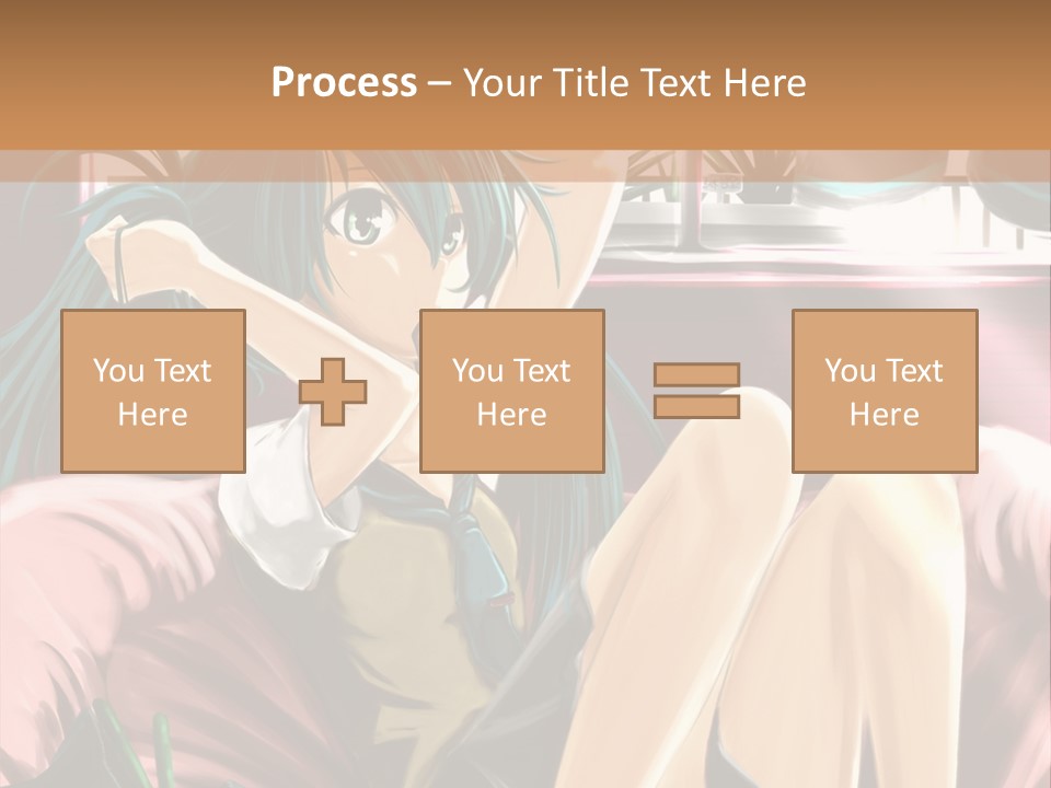 A Woman Sitting On Top Of A Bed Next To A Window PowerPoint Template