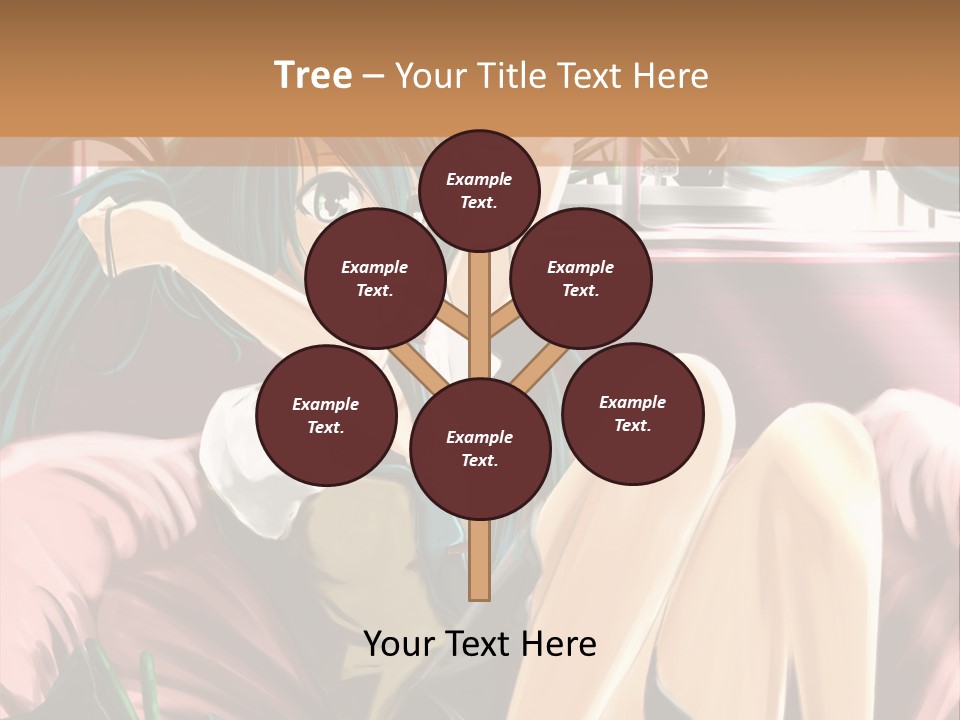 A Woman Sitting On Top Of A Bed Next To A Window PowerPoint Template