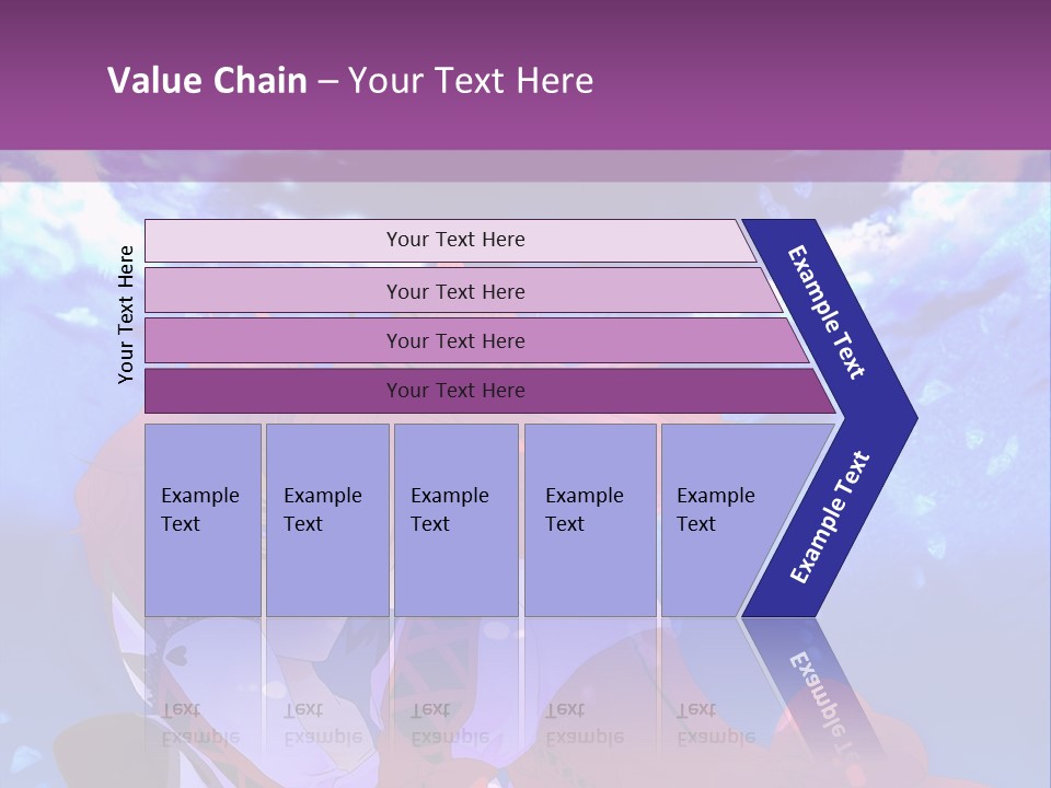 A Couple Of Anime Characters Sitting Next To Each Other PowerPoint Template