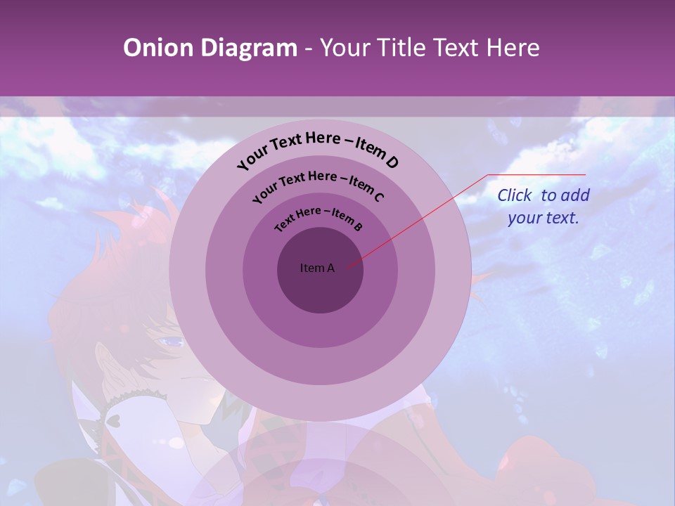 A Couple Of Anime Characters Sitting Next To Each Other PowerPoint Template