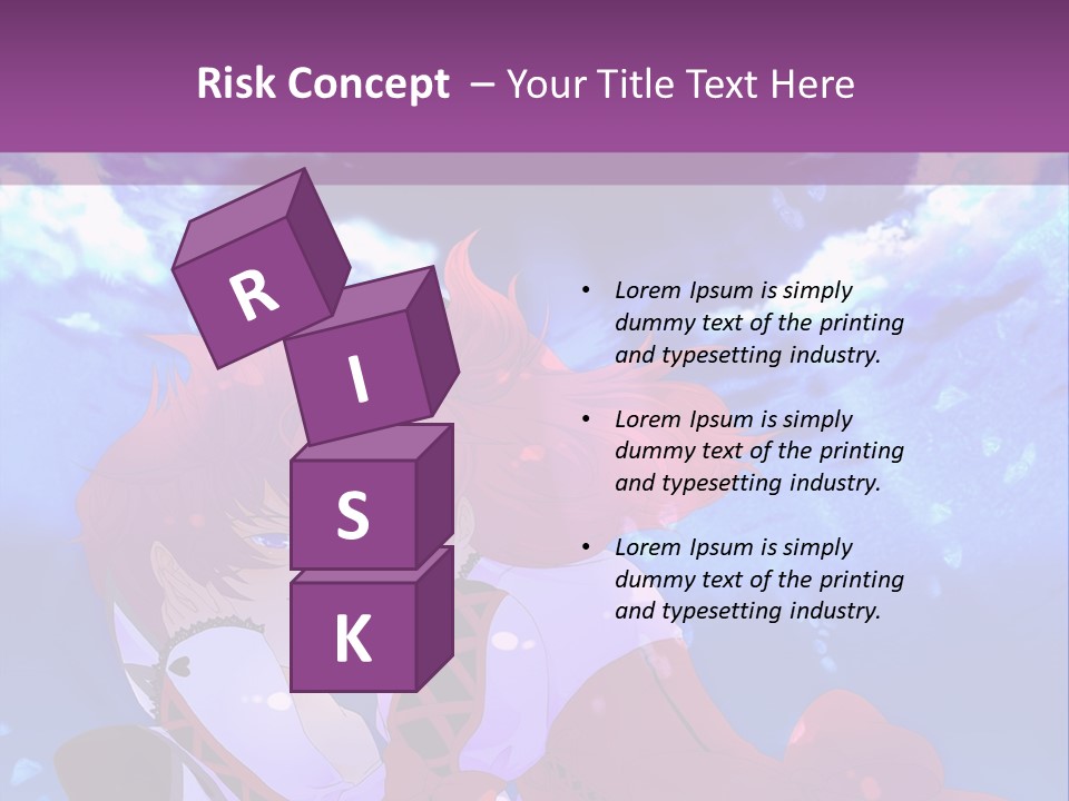 A Couple Of Anime Characters Sitting Next To Each Other PowerPoint Template