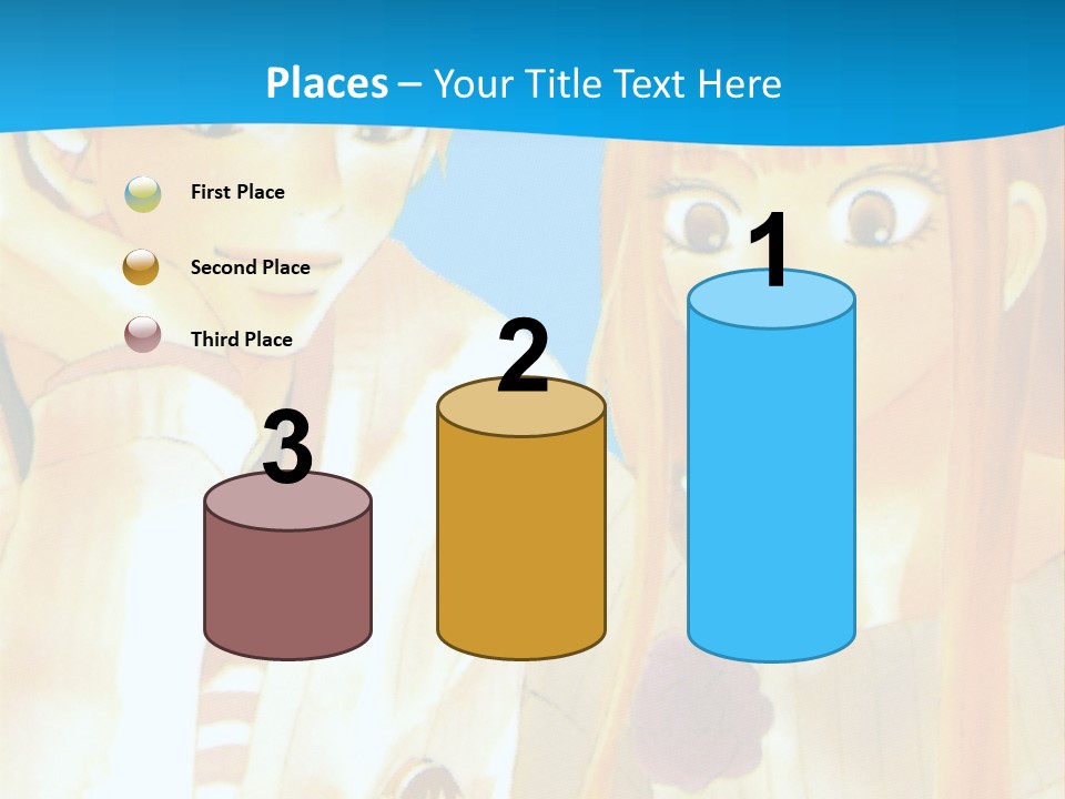 A Couple Of People Sitting At A Table With A Cake In Front Of Them PowerPoint Template