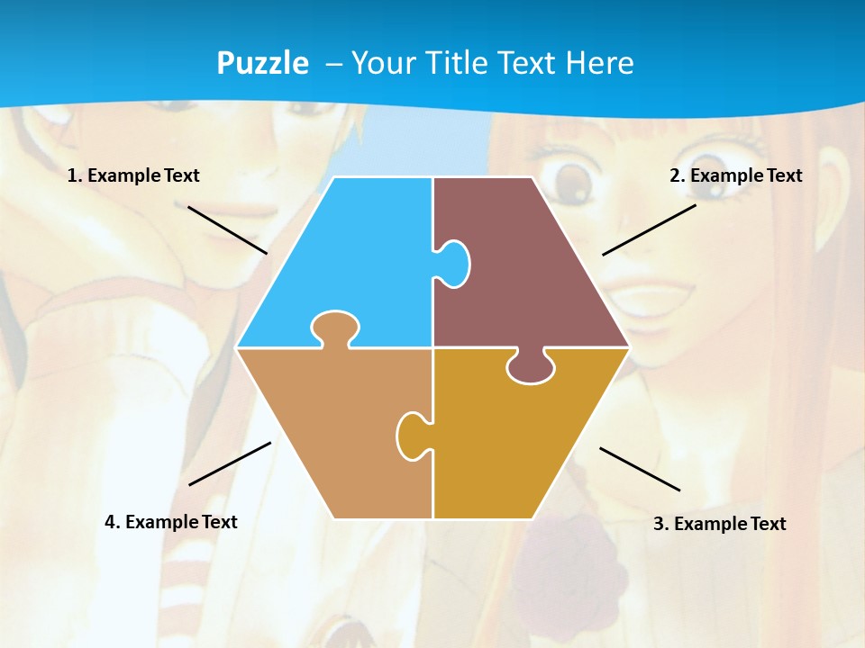 A Couple Of People Sitting At A Table With A Cake In Front Of Them PowerPoint Template