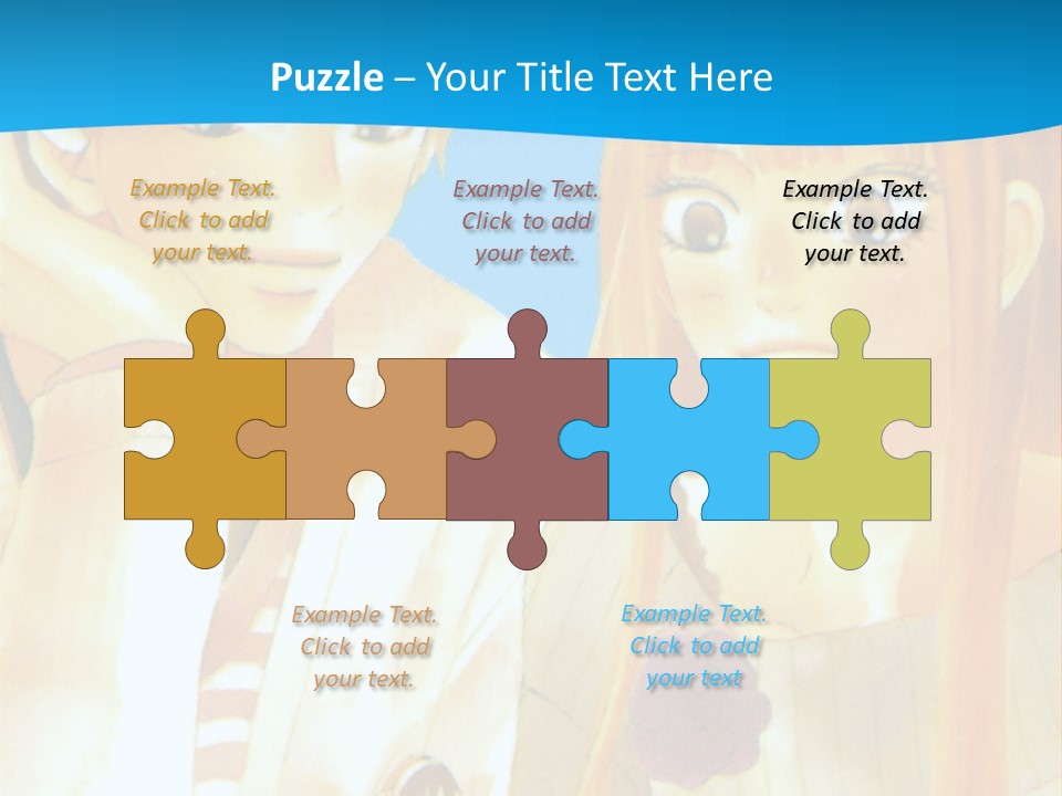 A Couple Of People Sitting At A Table With A Cake In Front Of Them PowerPoint Template