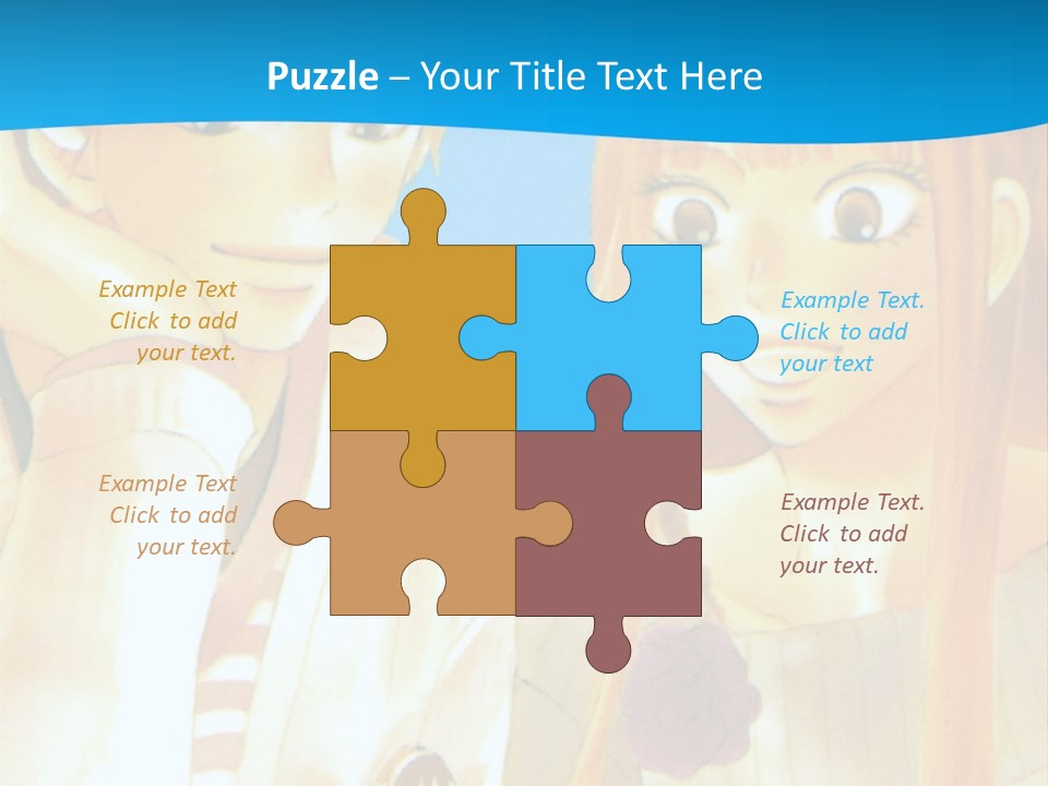 A Couple Of People Sitting At A Table With A Cake In Front Of Them PowerPoint Template