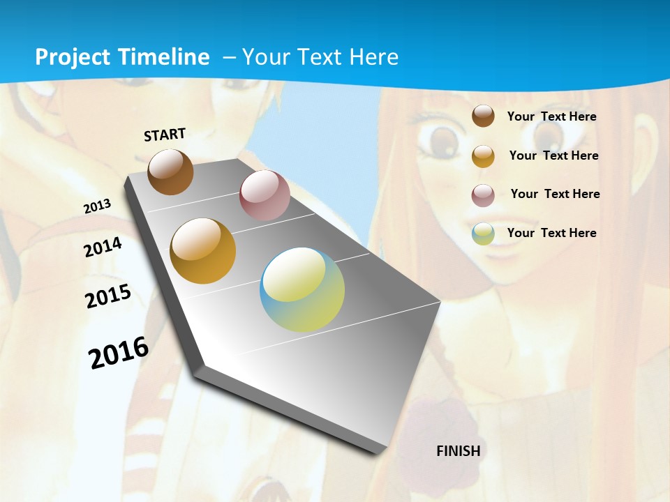 A Couple Of People Sitting At A Table With A Cake In Front Of Them PowerPoint Template