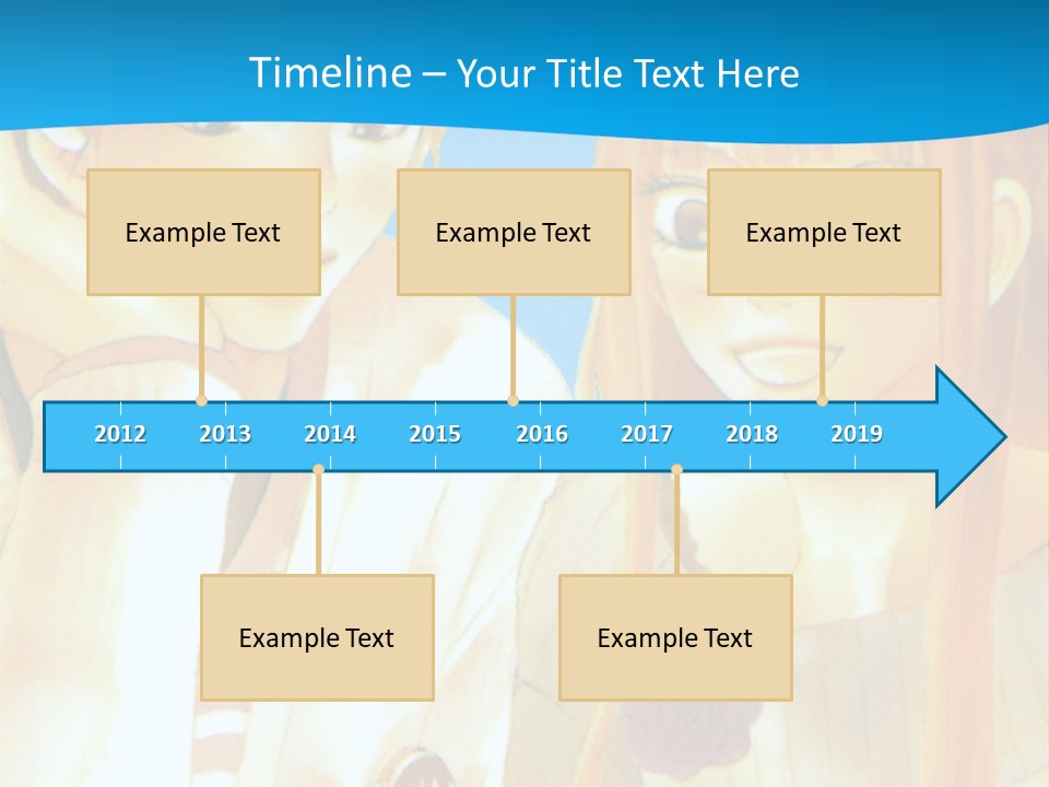 A Couple Of People Sitting At A Table With A Cake In Front Of Them PowerPoint Template