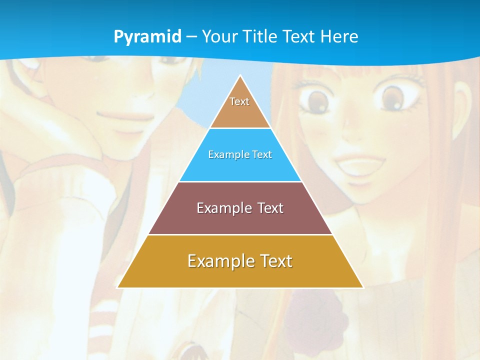 A Couple Of People Sitting At A Table With A Cake In Front Of Them PowerPoint Template