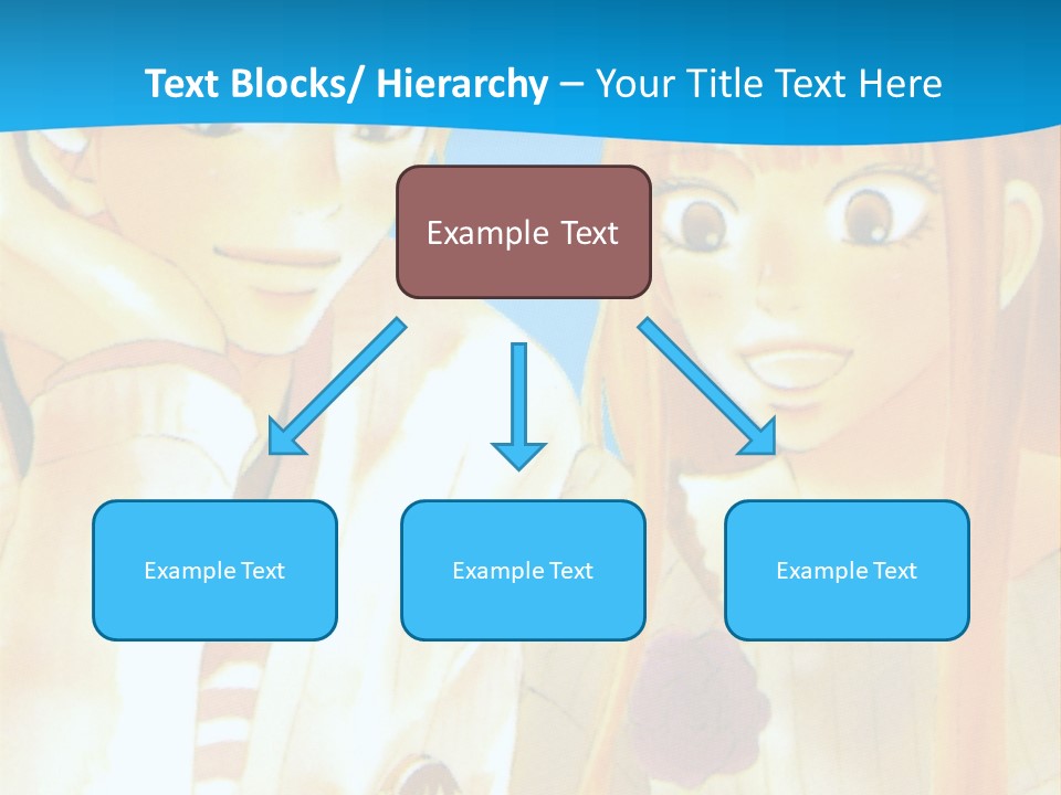 A Couple Of People Sitting At A Table With A Cake In Front Of Them PowerPoint Template