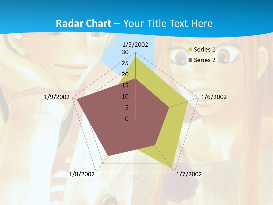 A Couple Of People Sitting At A Table With A Cake In Front Of Them PowerPoint Template