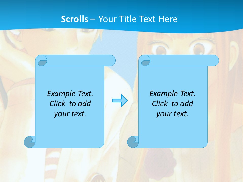 A Couple Of People Sitting At A Table With A Cake In Front Of Them PowerPoint Template