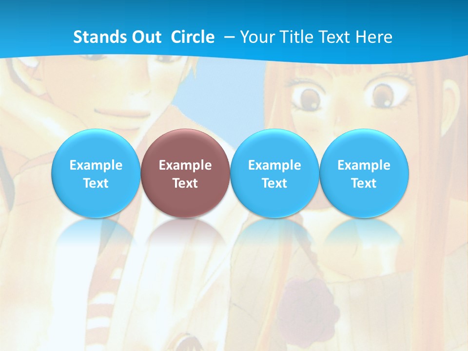 A Couple Of People Sitting At A Table With A Cake In Front Of Them PowerPoint Template