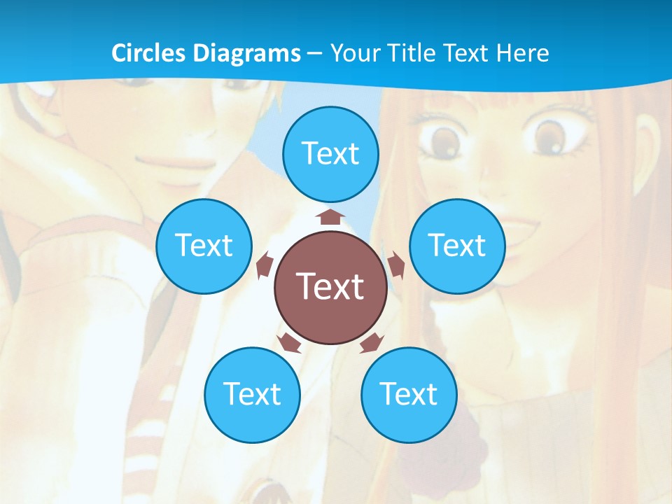 A Couple Of People Sitting At A Table With A Cake In Front Of Them PowerPoint Template