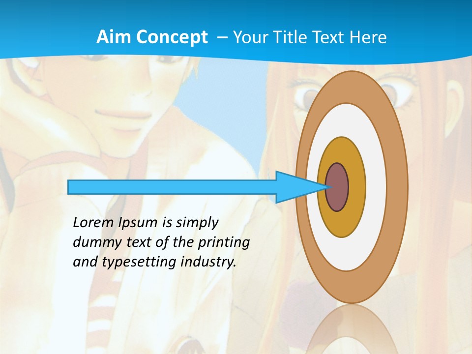 A Couple Of People Sitting At A Table With A Cake In Front Of Them PowerPoint Template